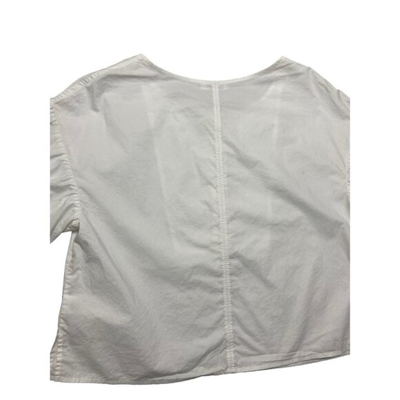 A.L.C. Kyrie White Cotton Top-sz 10 - Picture 9 of 12
